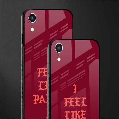 i feel like pablo glass case for iphone xr image-2