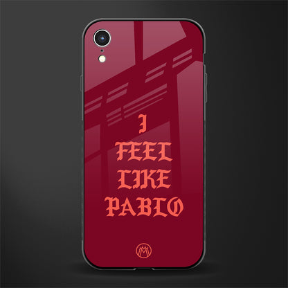 i feel like pablo glass case for iphone xr image