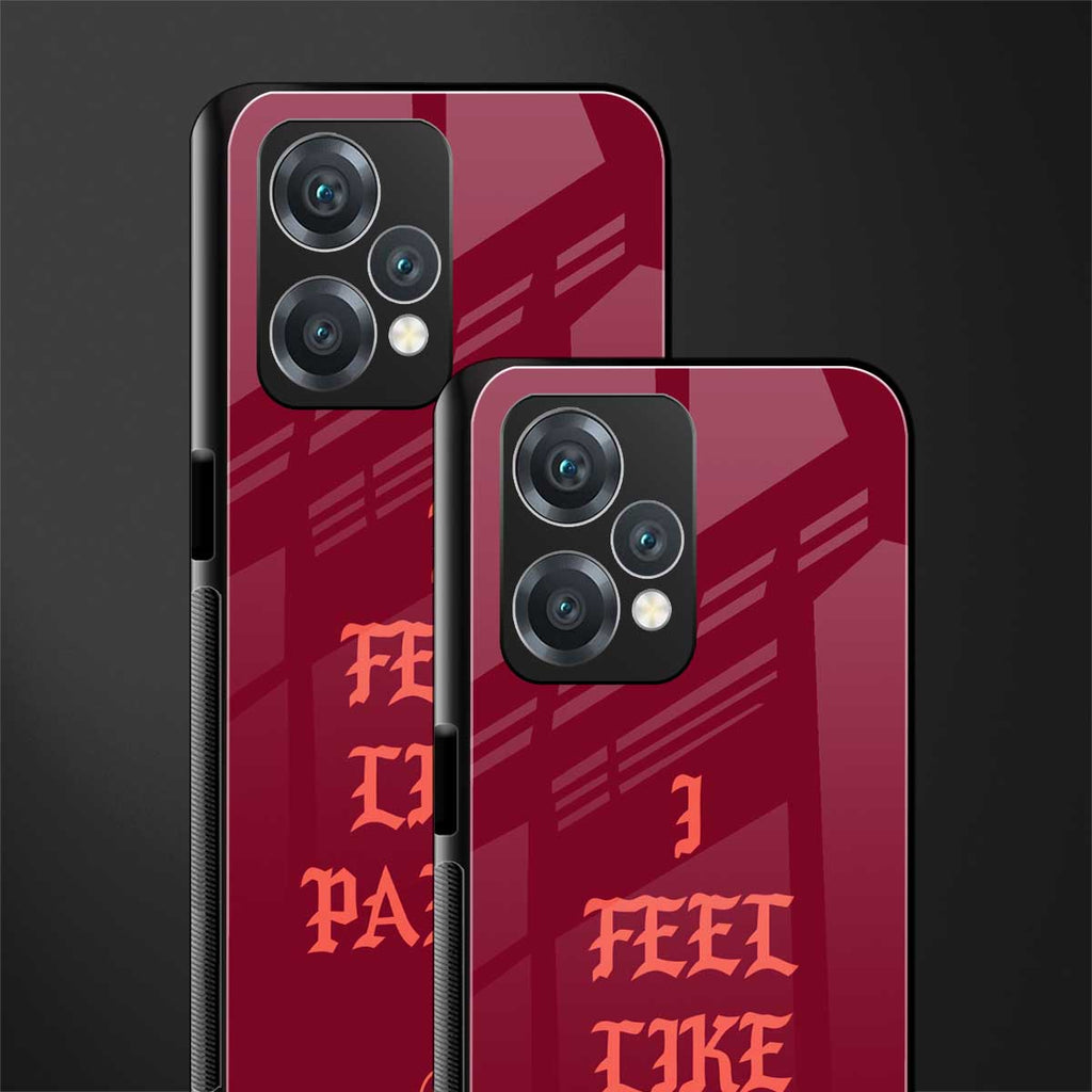 i feel like pablo back phone cover | glass case for oneplus nord ce 2 lite 5g