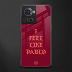 i feel like pablo back phone cover | glass case for oneplus 10r 5g