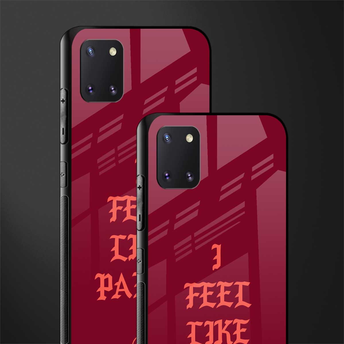 i feel like pablo glass case for samsung a81 image-2