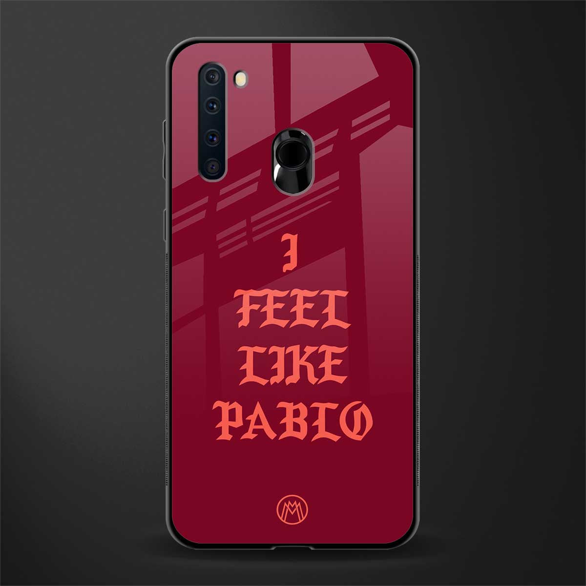 i feel like pablo glass case for samsung a21 image