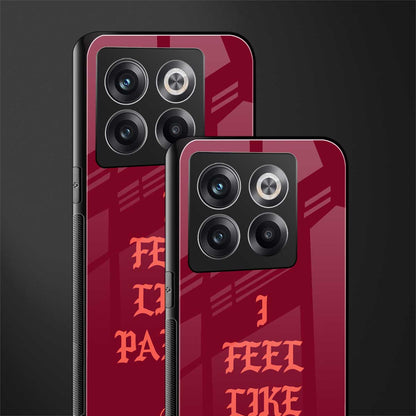 i feel like pablo back phone cover | glass case for oneplus 10t