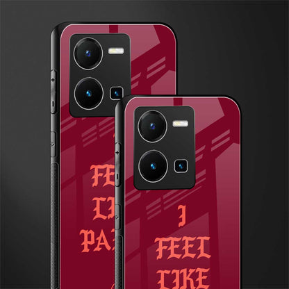 i feel like pablo back phone cover | glass case for vivo y35 4g