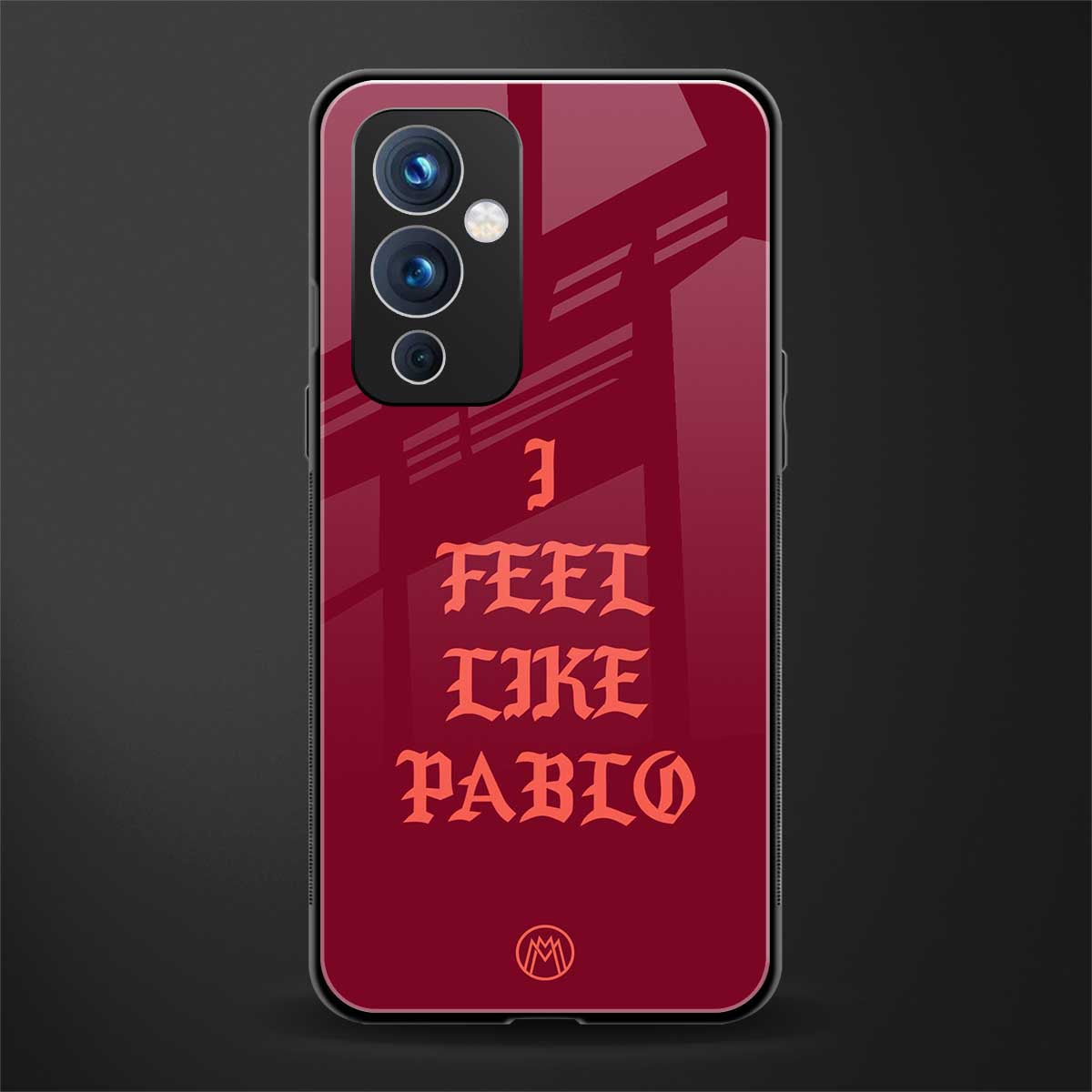 i feel like pablo back phone cover | glass case for oneplus 9