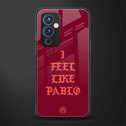 i feel like pablo back phone cover | glass case for oneplus 9