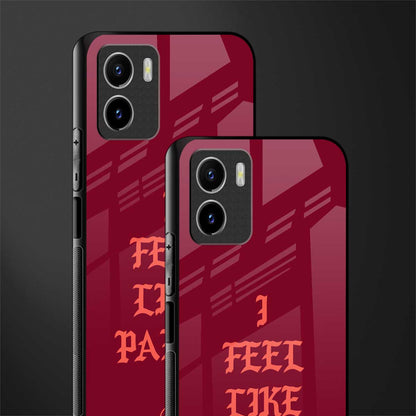 i feel like pablo back phone cover | glass case for vivo y72