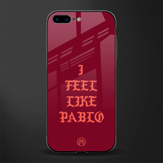 i feel like pablo glass case for iphone 8 plus image