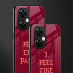 i feel like pablo back phone cover | glass case for oneplus nord ce 3 lite
