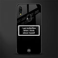 i get butterflies black edition glass case for redmi 7redmi y3 image