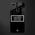 i get butterflies black edition glass case for oppo a12 image