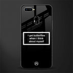 i get butterflies black edition glass case for oppo a12 image