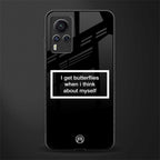 i get butterflies black edition glass case for vivo x60 pro image