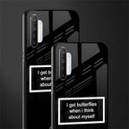 i get butterflies black edition glass case for realme x2 image-2