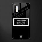 i get butterflies black edition glass case for realme x2 image