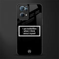 i get butterflies black edition glass case for oppo reno7 pro 5g image