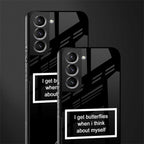 i get butterflies black edition glass case for samsung galaxy s22 plus 5g image-2