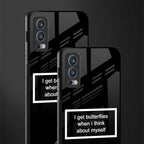 i get butterflies black edition glass case for oneplus nord 2 5g image-2