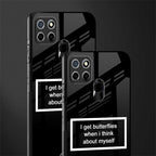 i get butterflies black edition glass case for realme narzo 30a image-2