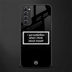 i get butterflies black edition glass case for oppo reno 4 pro image