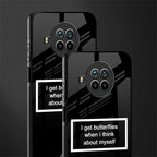 i get butterflies black edition glass case for mi 10i image-2