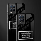 i get butterflies black edition glass case for realme 8 pro image-2