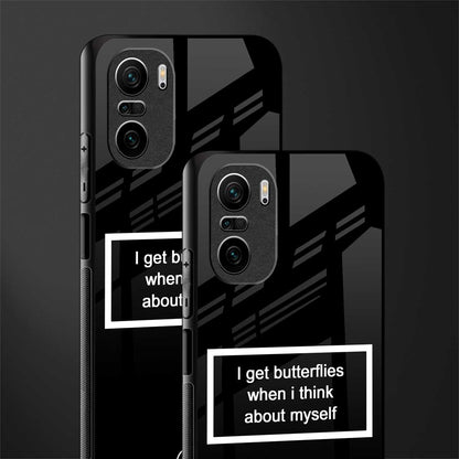 i get butterflies black edition glass case for mi 11x 5g image-2
