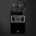 i get butterflies black edition glass case for mi 11 ultra 5g image