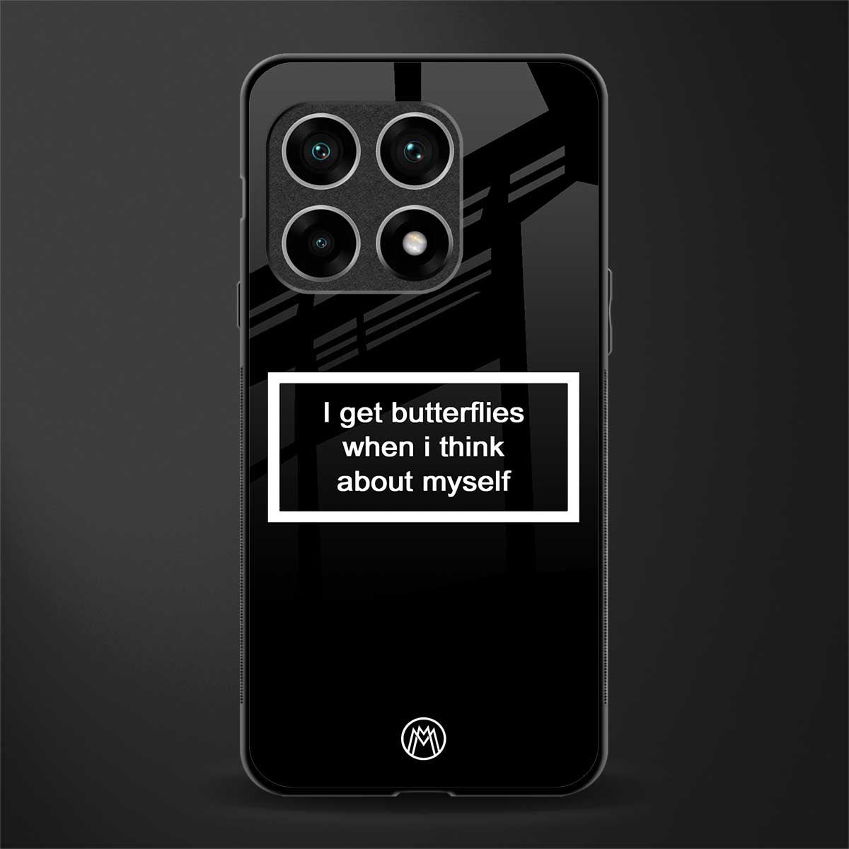 i get butterflies black edition glass case for oneplus 10 pro 5g image