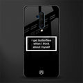 i get butterflies black edition glass case for oneplus 7t pro image