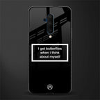 i get butterflies black edition glass case for oneplus 7t pro image