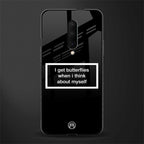 i get butterflies black edition glass case for oneplus 7 pro image