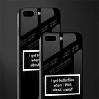 i get butterflies black edition glass case for iphone 8 plus image-2