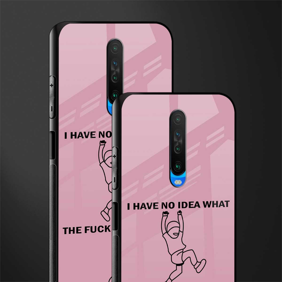 i have no idea glass case for poco x2 image-2