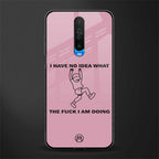 i have no idea glass case for poco x2 image