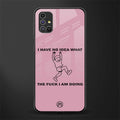 i have no idea glass case for samsung galaxy m51 image
