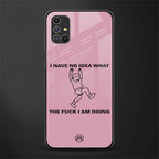 i have no idea glass case for samsung galaxy m51 image