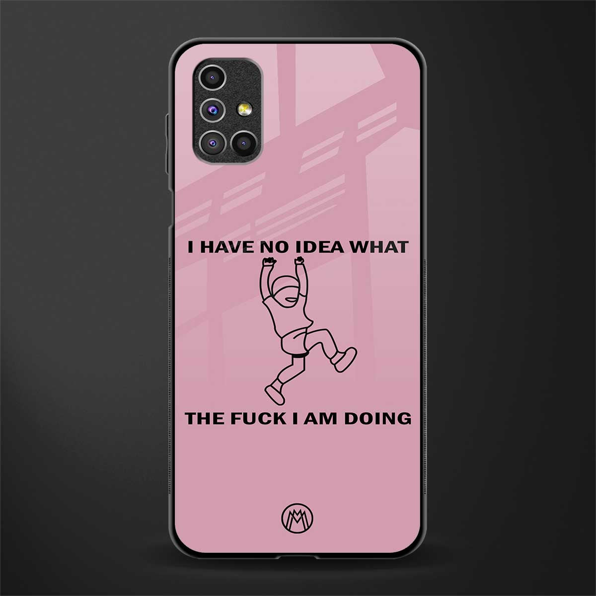 i have no idea glass case for samsung galaxy m51 image