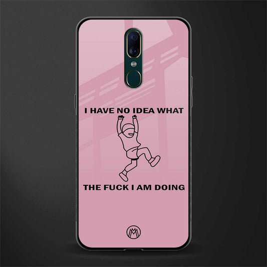 i have no idea glass case for oppo a9 image