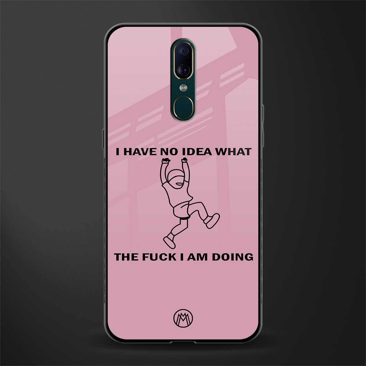 i have no idea glass case for oppo f11 image
