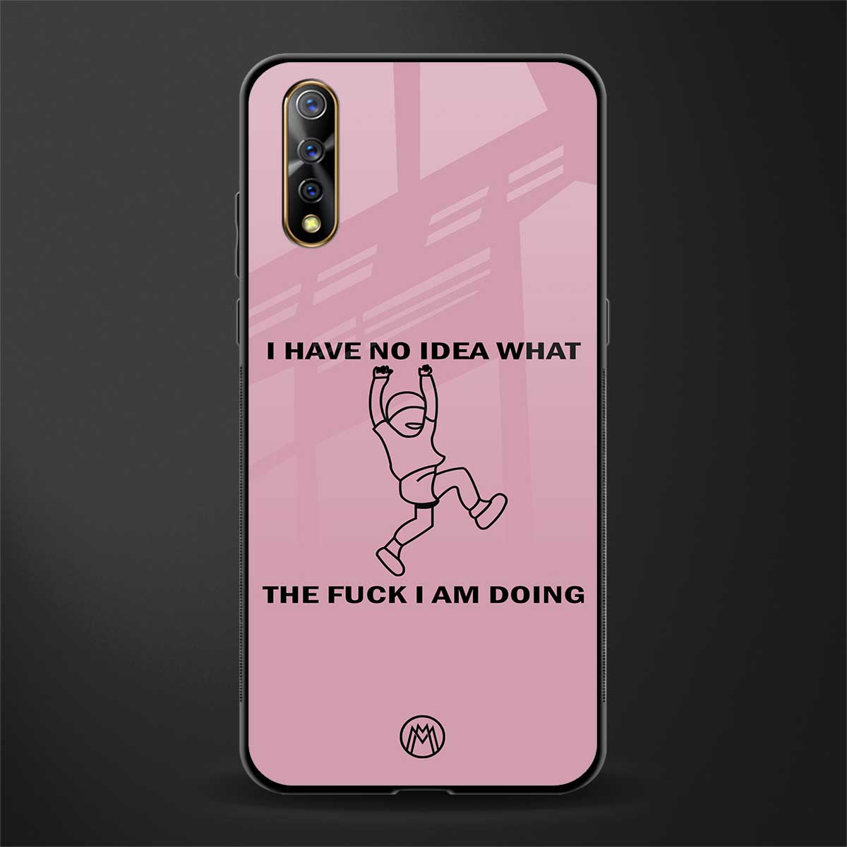 i have no idea glass case for vivo z1x image