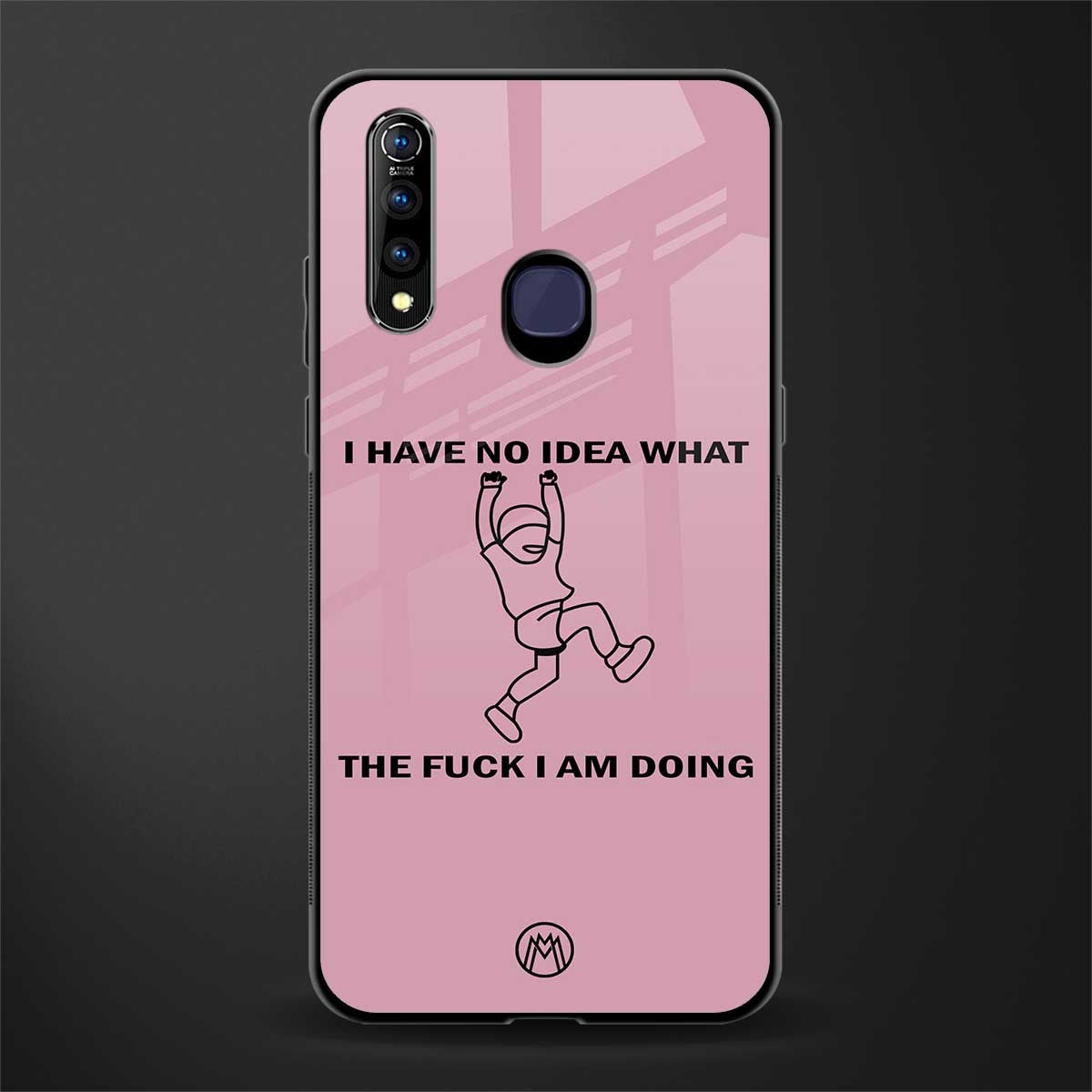 i have no idea glass case for vivo z1 pro image