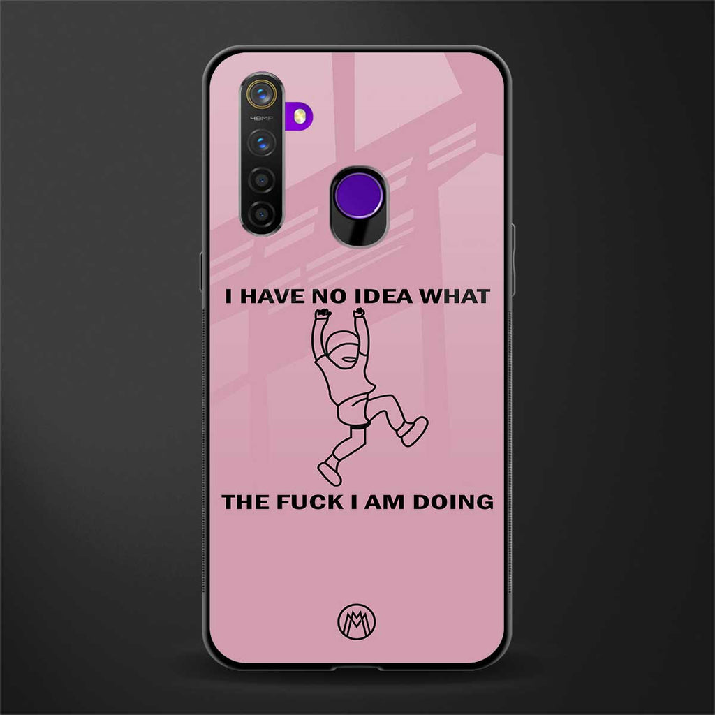 i have no idea glass case for realme 5i image