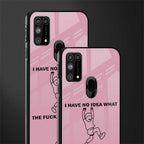 i have no idea glass case for samsung galaxy m31 image-2