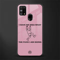 i have no idea glass case for samsung galaxy f41 image