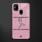 i have no idea glass case for samsung galaxy f41 image