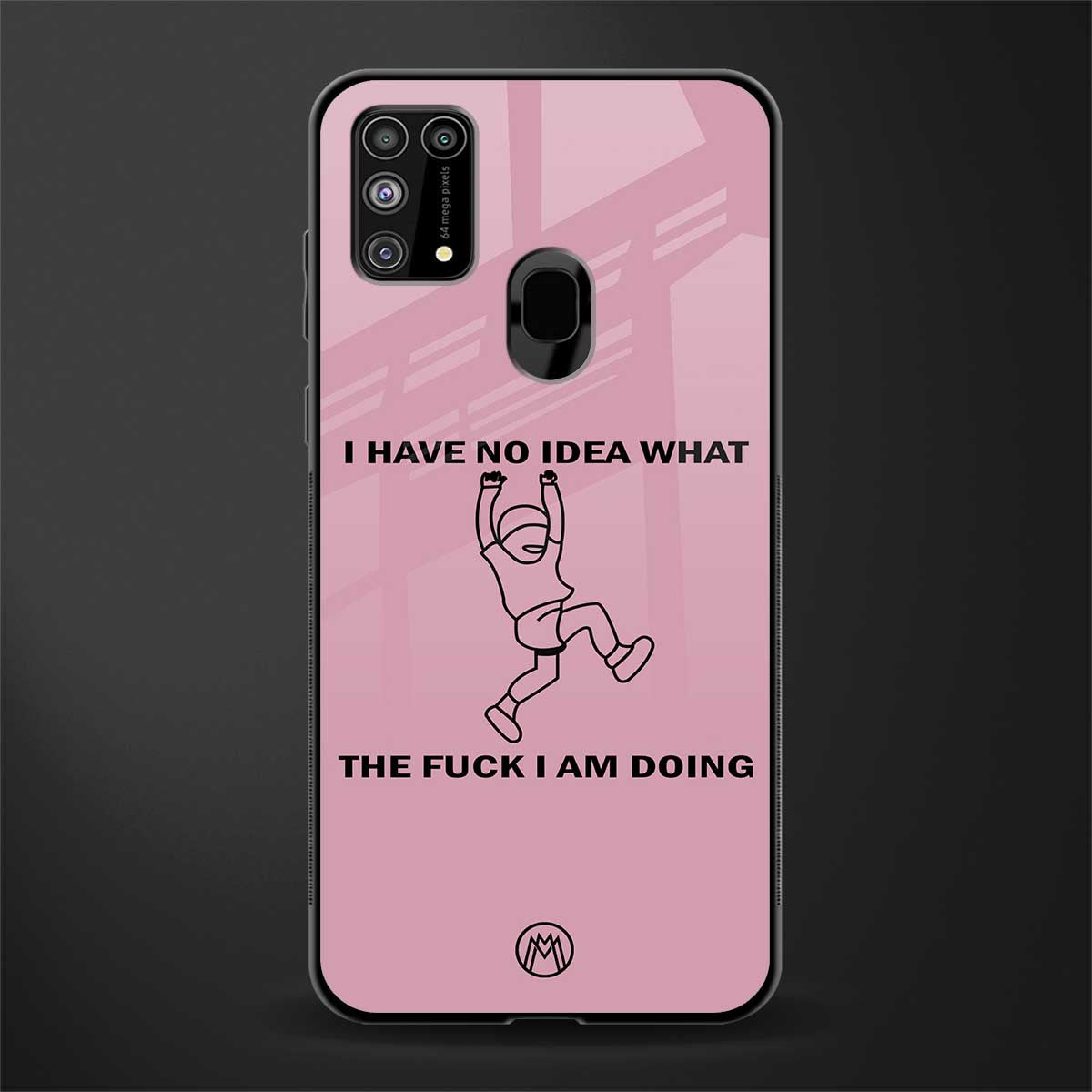 i have no idea glass case for samsung galaxy m31 prime edition image