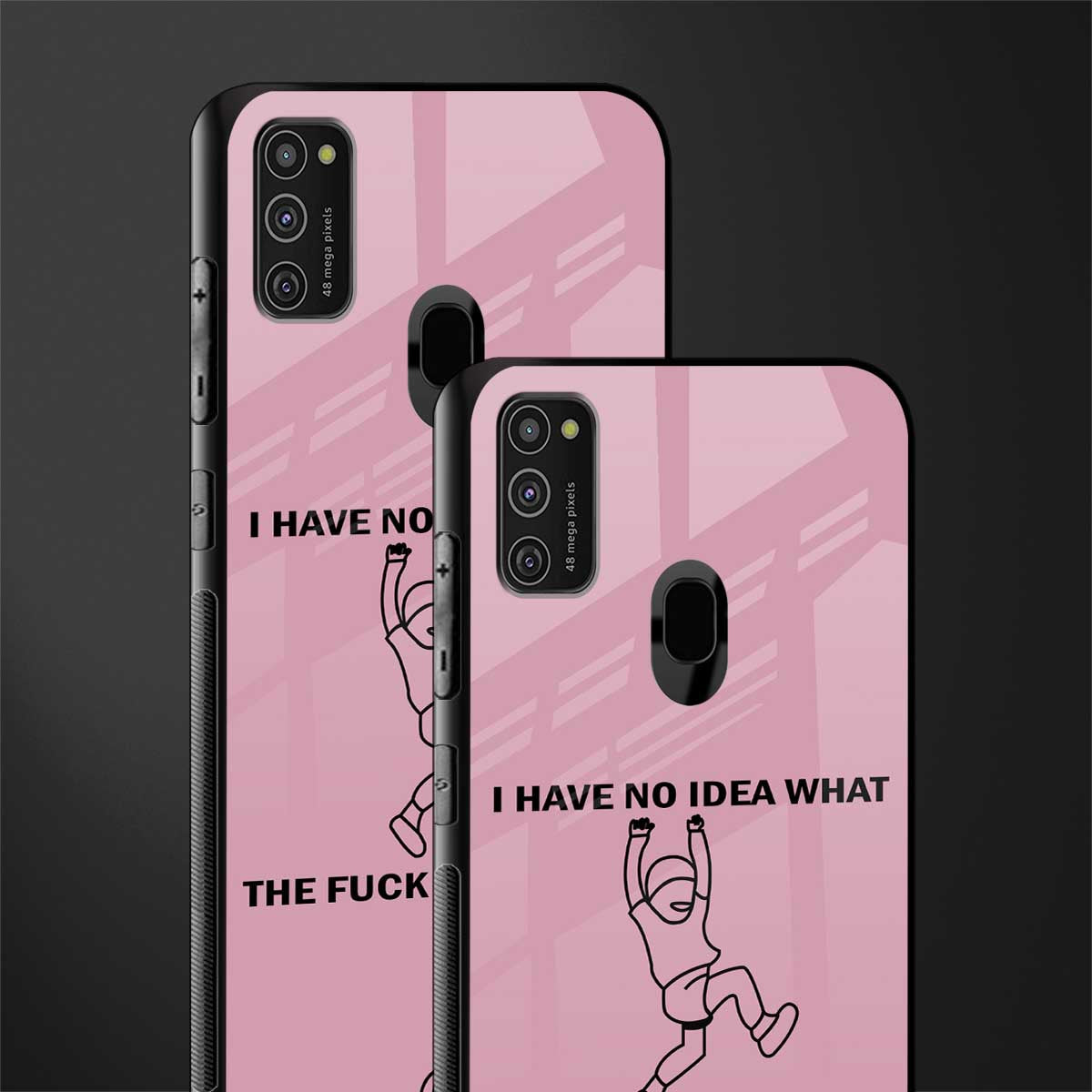 i have no idea glass case for samsung galaxy m21 image-2