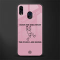 i have no idea glass case for samsung galaxy a30 image