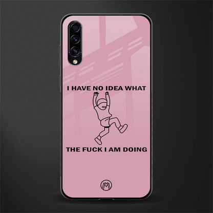 i have no idea glass case for samsung galaxy a70 image